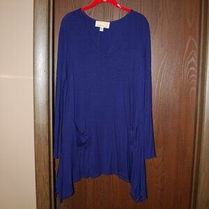Anthony Original Navy Blue Tunic with Pockets - XL